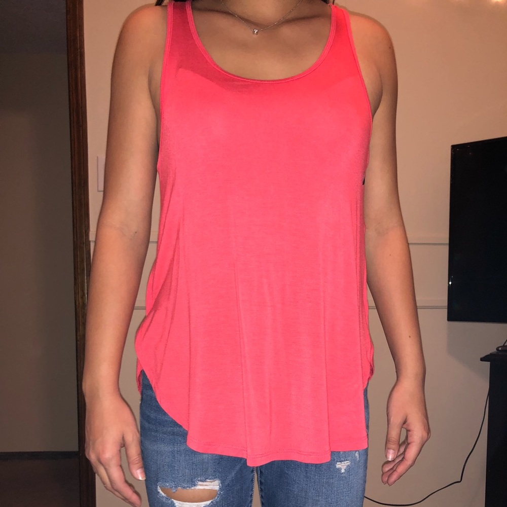 Long pink Hollister Shirt